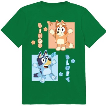 KOSZULKA DZIECIĘCA T-SHIRT DLA DZIECKA BLUEY BLUE 140 PREZENT JAKOŚĆ