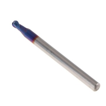 1x Frez trzpieniowy ze stali wolframowej R1,5 mm z kulką i trzpieniem CNC 1,5 mm x 4 mm