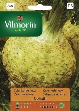Seler korzeniowy Goliath nasiona 0,5g Vilmorin P668