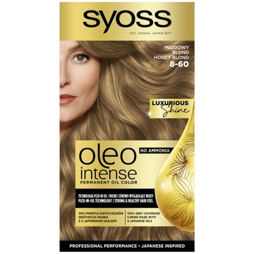 Syoss Oleo Intense farba włosów Miodowy Blond 8-60