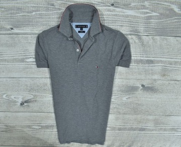 TOMMY HILFIGER Męska Koszulka Polo Slim Fit / M