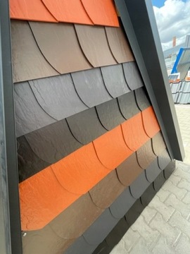 Struktonit Płytka Łupek 20x20 Lewy CZARNY
