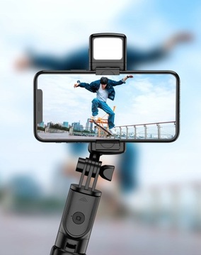 STABILNY SELFIE STICK Bluetooth Monopod DO ZDJĘĆ Kijek Statyw Bluetooth