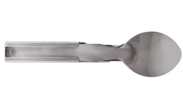 Армейские принадлежности Mil-Tec из нержавеющей стали: ложка, нож, вилка, открывалка.