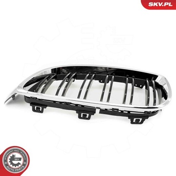 РЕШЕТКА ДЛЯ ПОЧЕК 66SKV152 ДВОЙНАЯ ПОЛОСКА; ЧЕРНЫЙ ХРОМ; БМВ 4 F32 51712336813