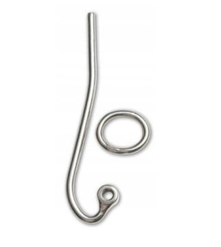 ZACZEP SZTAGU AGRAFKA INOX A4 L=192 FI 8