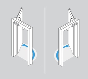 Дверной доводчик 40-60 кг с дверным рычагом Strong Door Closer