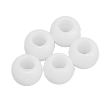 240 шт. Белые пластиковые бусины для бороды.