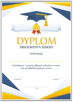 Dyplom: Absolwent Szkoły (Wzór 95)