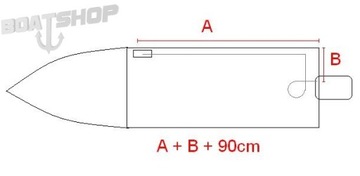 CIĘGNO MANETKI C2 7FT - 2,13M RED