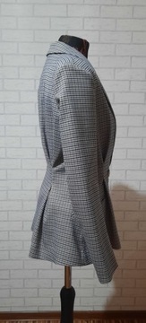 Żakiet marynarka krata H&M 32 XXS 34 XS