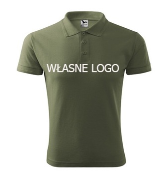 KOSZULKA POLO Z LOGO FIRMY REKLAMOWA NADRUK