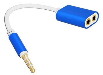 Rozdzielacz adapter jack 3.5 4pin - 2x jack 3.5