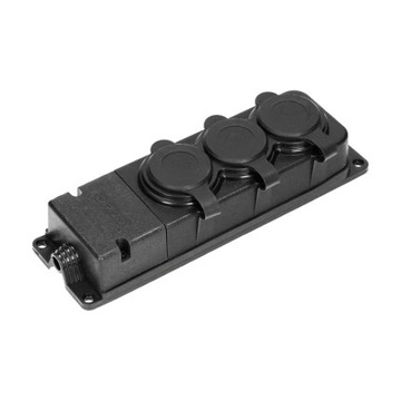 Rozdzielacz, listwa gumowa IP44 3X2P+Z