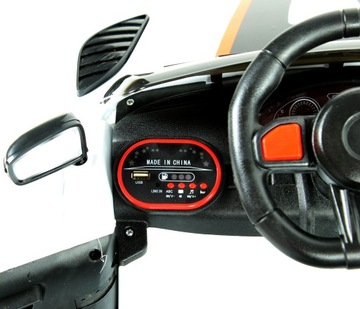 Детский автомобиль на батарейках, кабриолет с дистанционным управлением, mp3