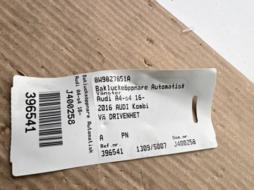 AUDI A4 S4 VZPĚRY/TLAKOVAČE KRYT 8W9827851A