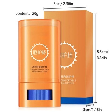 Солнцезащитный крем-стик SPF 50 Защитный от лучей