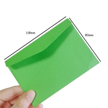 Zielony styl dużo Cukierki kolor mini koperty DIY