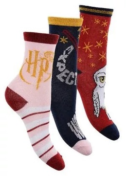 HARRY POTTER skarpetki 3-pak 23-26