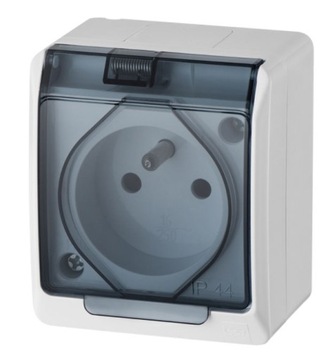 GNIAZDO POJEDYNCZE NADTYNKOWE 16A/250V, IP44