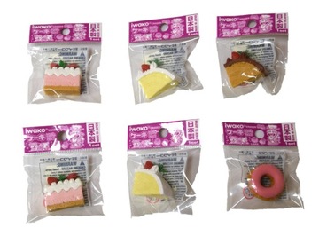 Gumka Tort Mix Zbierz Kolekcję Iwako