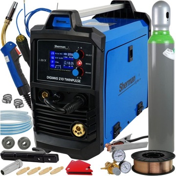 Spawarka MIGOMAT Synergia DIGIMIG 210 DUAL PULS MIG MAG TIG lift 200A 230V