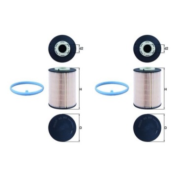 2× Knecht KX 393D filtru de combustibil
