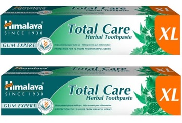 HIMALAYA TOTAL CARE XL 2x100ml ZIOŁOWA PASTA DO ZĘBÓW Z MISWAK - NA DZIĄSŁA