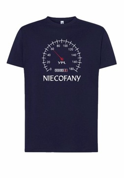 KOSZULKA URODZINOWA MĘSKA LICZNIK NIECOFANY 30 40 50 60 70 NA PREZENT