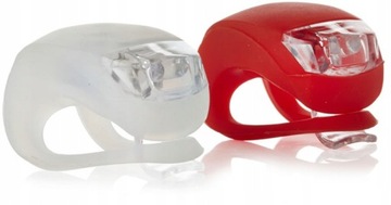 СВЕТОДИОДНЫЕ ВЕЛОСИПЕДНЫЕ ФАРЫ ПЕРЕДНИЕ ЗАДНИЕ ФОНАРИ 2 ШТ. MEGA POWER