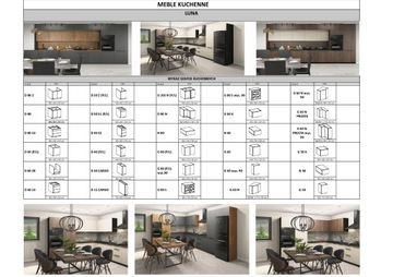 ZESTAW MEBLI KUCHENNYCH POD WYMIAR LUNA