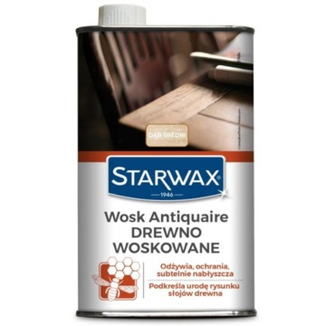 STARWAX WOSK PŁYNNY DĄB ŚREDNI 500ML 43097