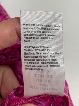 69 różowa mgiełka rarytas Barbi zdobienia River Island M bufki vintage