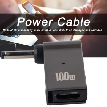 Тип C женский адаптер USB-DC pd чип быстрой зарядки коленчатый дизайн компактный