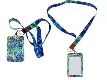 Etui na kartę / identyfikator - V. van Gogh, Irysy (CARMANI) piękny!