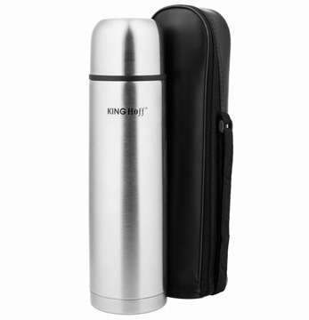 Termos stalowy z pokrowcem 0,75L KINGHoff KH-4053