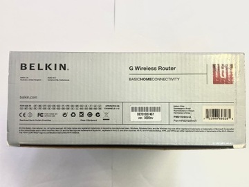 Wireless G Router Router Belkin G F5D7234nv4
