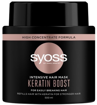 Syoss Keratin Maska do włosów z keratyną 500ml