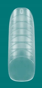 ВЕРХНЯЯ ФОРМА ДВОЙНАЯ ДЛЯ АКРИЛОВОГО ГЕЛЯ 120 ШТ 5 ФОРМА РУССКИЙ МИНДАЛЬ БАЛЛЕРИНА