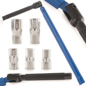 KLUCZ DO MONTAŻU BATERII ARMATURY 6 NASADEK 8-13MM