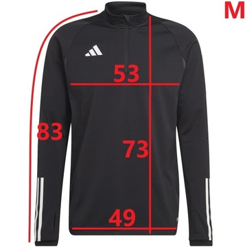 BLUZA ADIDAS PIŁKARSKA SPORTOWA NA TRENING SZYBKOSCHNĄCA KLASYCZNA MODNA M