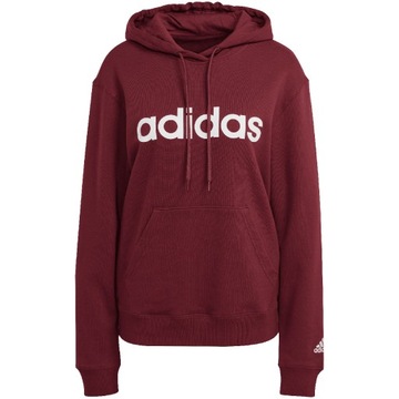 XL Bluza damska adidas Essentials Linear bordowa IL3342 XL