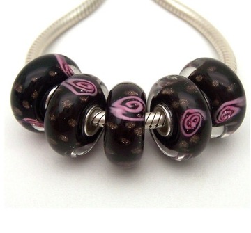 CHARMS ZAWIESZKA KORALIK SZKŁO MURANO BEADS
