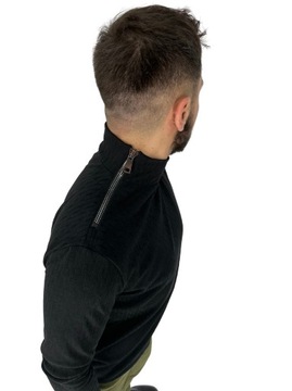 GOLF MĘSKI WINTER ZIP CZARNY l