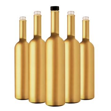 5x butelka FUTURA 700 ml ZŁOTA lustrzana