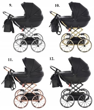 TAKO большая ретро-кукольная коляска фиолетовая JUNAMA Dolce Mini + сумка