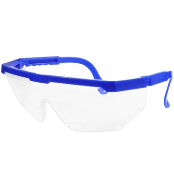 PRZEŹROCZYSTE GOGLE OKULARY OCHRONNE CHEMICZNE