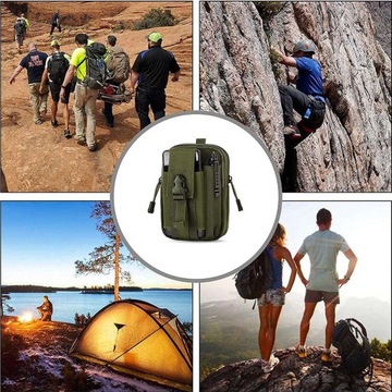 ТАКТИЧЕСКАЯ ВОЕННАЯ НАСТЕННАЯ СУМКА, ПРОЧНЫЙ КАРМАН НА ПОЯСЕ