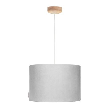 LAMPA DLA DZIECI WISZĄCA SZARY ABAŻUR