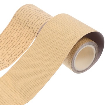 TAŚMA PAPIEROWA KRAFT BRĄZOWA TAŚMA PAPIEROWA NAKLEJKI ZŁOTE
